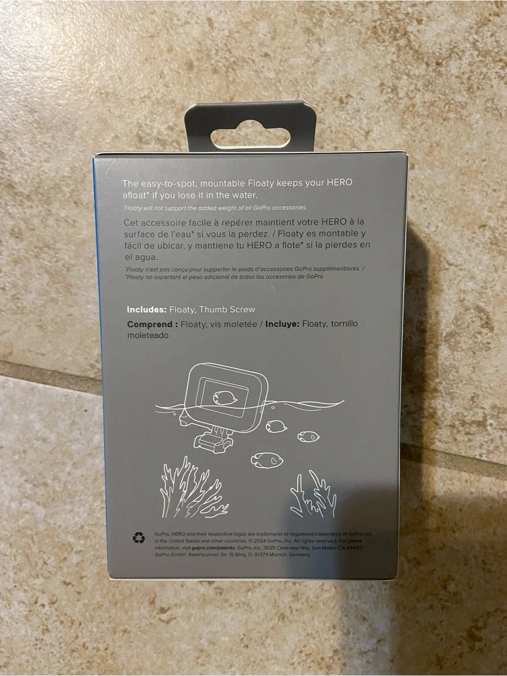 GoPro Floaty Accessory - Gray Packaging